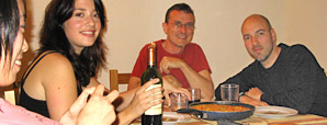 students during a break