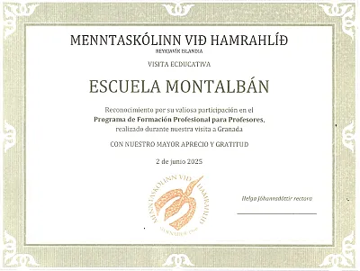Escuela Montalbán, Granada: Erasmus+ studiebeurzen