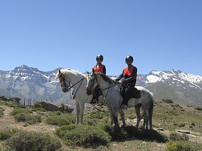 Español y paseos a caballo en Granada