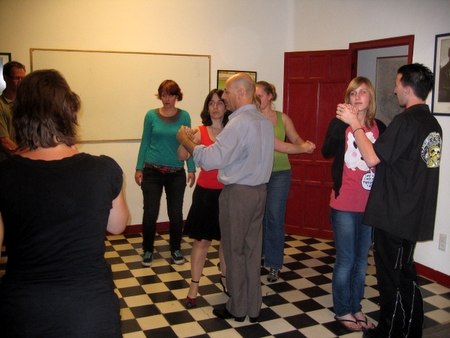 Tango dance lessons at the school