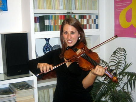 Violin concert at Escuela Montalban, Granada