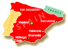 Map of Spain