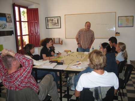 Spanish class in Granada